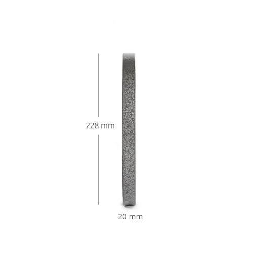 Titan Fitnes Cast Iron Olympic Plates, Classic Weight Plate Design, Hammer Finish - size: 10 LB Pair