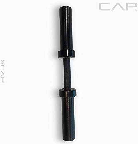 CAP Barbell Olympic Dumbbell Handles | Multiple options - style: Black No Collars