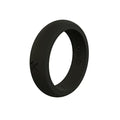 Women's Black Classic Quality Silicone Ring Size 04 - color: Black - Pick & Axe, size: Size 4