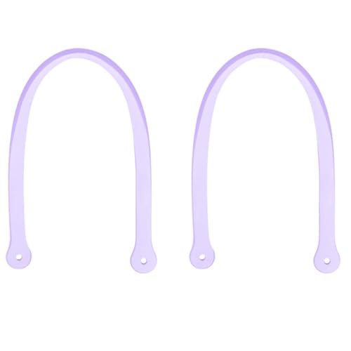 Replacement Straps for Large Rubber Beach Bag, Replacement Handles with 4 Snaps for Rubber Beach Bag, EVA Bag Strap Replacement, Beach Bag Repair Kit - color: Purple
