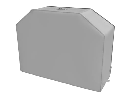 58" Heavy Duty Waterproof Gas Grill Cover fits Weber Char-Broil Coleman Gas Grill-Grey - color: Gray, size: 58"