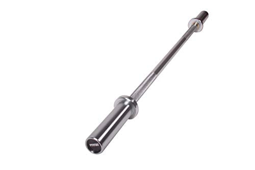 POWERT Olympic Barbell 47" EZ Curl/Straight Olympic Bar Weight Lifting for Loading 2 Inch Weight Plates-47 Inch, 400 lbs Capacity - style: Straight Bar