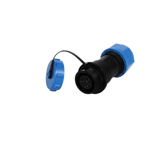 SP17 Waterproof Aviation Connector Industrial Connector Mat Rear Nut Seat(SP17dockingseat3-core) - size: SP17dockingseat3-core