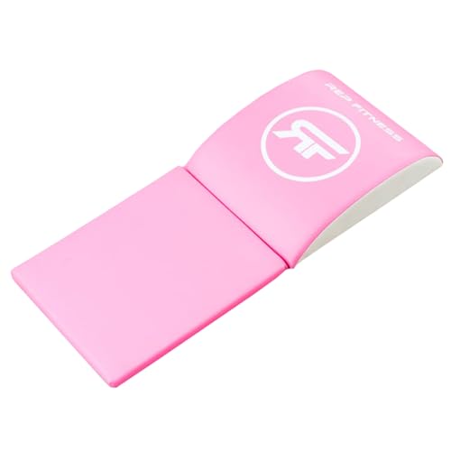 REP Fitness Ab Mat | Sit Ups | Exercise Equipment for Core Training | Thick Foam Pad for Home Gym Workouts | Lumbar Support Cushion for Back Pain Relief | Compact Fitness Mat for Abs Floor Routines - color: Pink With Tailbone