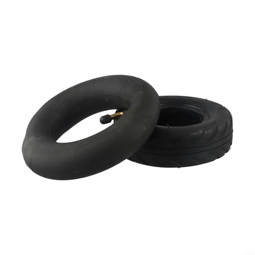 6X2 Inch Electric Scooter Tire And Inner Tube Set, 148X50mm Non-Inflatable Rubber Outer Tyre Replacement For 6X1.6 6X2 Wheel Chair, Wear-Resistant Black Tire With Easy Installation