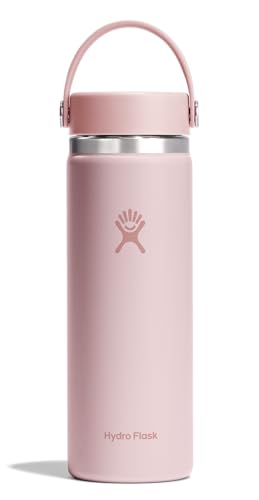 Hydro Flask Water Bottle - Insulated Stainless Steel - Wide Mouth Flex Lid, Non Spill, Leakproof and Refillable in 20 Oz Tonal Trillium - color: TRILLIUM, style: 20 Oz