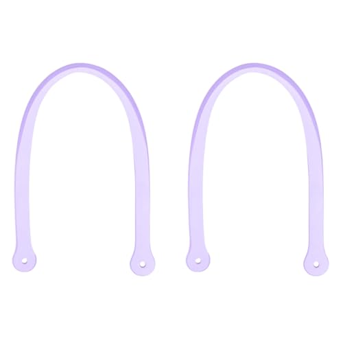 Replacement Straps for Large Rubber Beach Bag, Replacement Handles with 4 Snaps for Rubber Beach Bag, EVA Bag Strap Replacement, Beach Bag Repair Kit - color: Purple