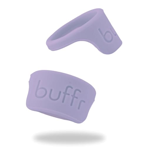 BUFFR Silicone Ring Protector for Working Out – Wedding Band Guard for Gym & Fitness – Secure, Non-Slip Rubber Ring Cover for Women - color: Purple, size: 5