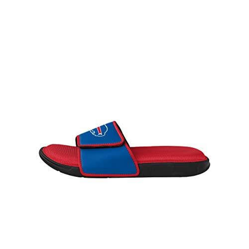 FOCO mens NFL Team Logo Sport Shower Foam Slide Flip Flop Sandals - size: 9-10