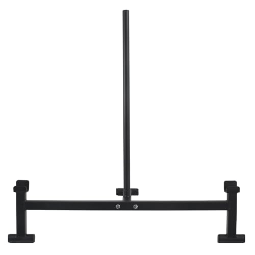 Deadlift Barbell Jack Stand for Easy Changing Weight Plates - 2000 LB Capacity, Elevated Lift for Gym and Home Workouts,Black