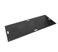 Mytee Products 3' x 8' Ground Protection Mats with Double Sided Diamond Plated Tread Design - High Density Polyethylene Mat, Easily Supports 90 Ton Loads on Lawns, Dirt, and Any Other Areas - color: Black, size: 1 - Pack