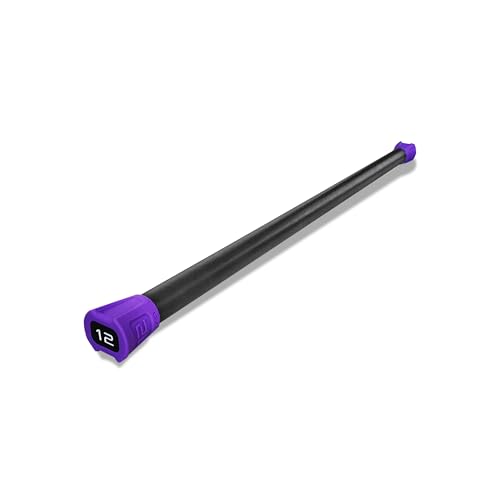 CAP Barbell Weighted Workout Bar | 5-20 lb | Multiple Options - style: 12 LB, Purple