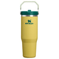 STANLEY IceFlow 2.0 Flip Straw Tumbler with Handle 30 oz | Twist On Lid and Flip Up Straw | Leak Resistant Water Bottle | Insulated Stainless Steel | BPA-Free | Daffodil Emerald - color: Daffodil Emerald, size: 30 Ounces