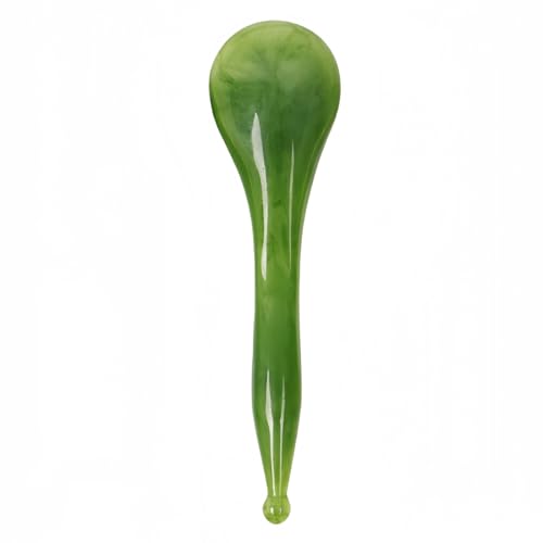 Gua Sha Scraping Massage Tool, GuaSha Facial Set, Natural Resin GuaSha Massage Tools for Rejuvenate Skin Anti-Wrinkle Anti Aging (Green, Minor Shave) - size: Minor shave