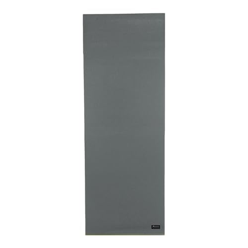 Power Systems Premium Yoga Sticky Mat - Secure, Adhesive, Textured Surface - Lightweight & Durable - color: Gray, size: 1/4"