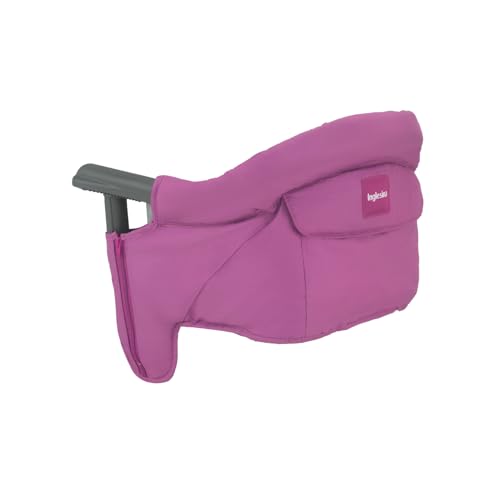 Inglesina Fast Table Chair - Award-Winning Convenient Baby High Chair - Use at Most Tables or Restaurants Without Leaving Scratches (Fuchsia Pink), 14x17x11 Inch (Pack of 1) (AY90F6FUXUS/D) - color: Fuchsia, style: Chair