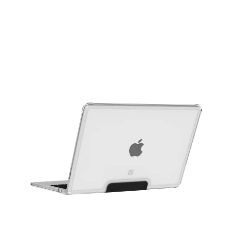 [U] by UAG Designed for MacBook Air 13" Case M5 2026 M4 2025 M3 2024 M2 2022 - Translucent Durable Lightweight Impact Resistant Laptop Protective Cover, Lucent Ice/Black - color: Ice/Black
