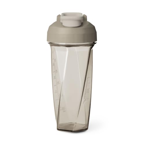 YETI Yonder Helimix Vortex Blender Shaker Bottle Holds up to 27oz | No Blending Ball or Whisk | USA Made | Portable Pre Workout Whey Protein Drink Shaker Cup | Dishwasher Safe, Cape Taupe - color: Cape Taupe, size: 27 Ounces