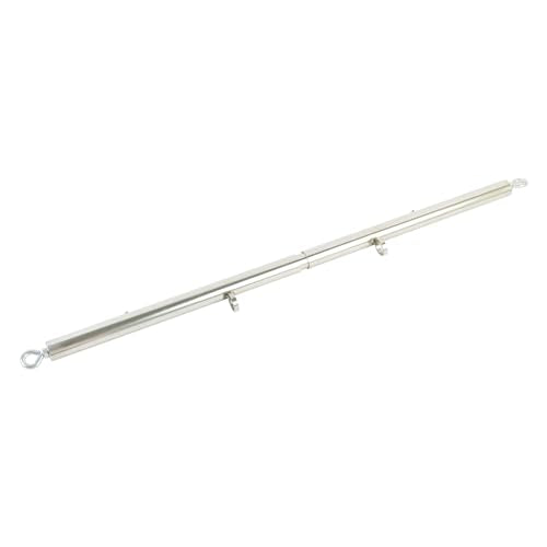 Heavy Duty Stainless Steel Expandable Silver Spreader Bar, Sports Aid Training Fitness Gear Pilates Aid Kit,Home Indoor Sports Yoga Set