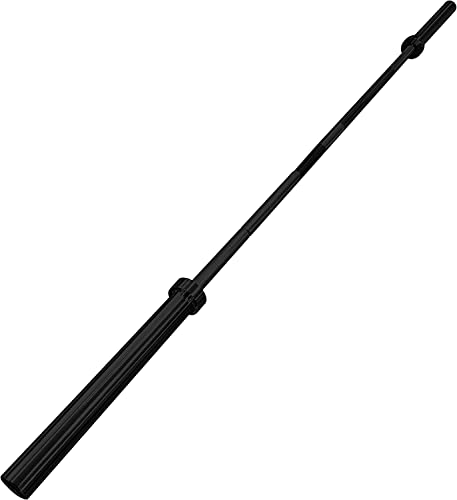 CAP Olympic Barbell, 7ft Strength Training Weight Bar, Multiple Options - color: Black, style: Classic
