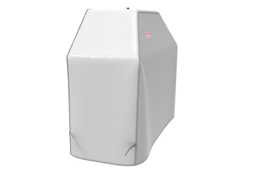 62" Heavy Duty Waterproof Gas Grill Cover fits Weber Char-Broil Coleman Gas Grill-Grey - color: Gray, size: 62"