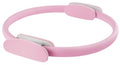 Pilates Ring 15 Inch Magic Circle Ring, Dual Padded Handles Pilates Rings Circle, Adjustable Yoga Ring - color: Pink