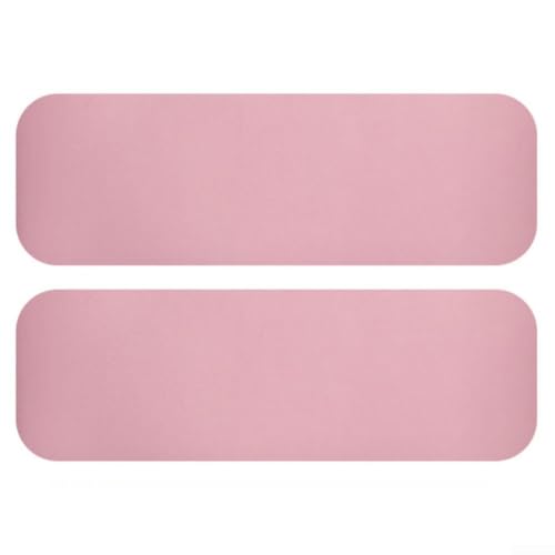 Treadmill Mat, 2 Pack Exercise Equipment Mat with Noise Reducing Foam, Gym Protective Mat for Exercise Bike, Rowing Machine - color: pink