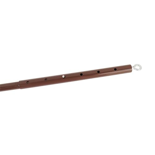 Black Expandable Spreader Bar Set Sports Pilates Training Tools Kit - color: Brown