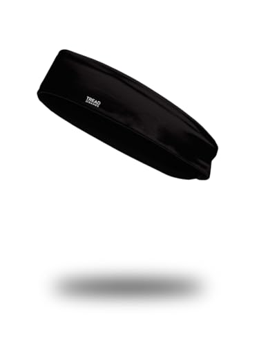 TreadBands Loop Performance Non-Slip Headbands - color: All-Season 2.5" Loop Solid Black