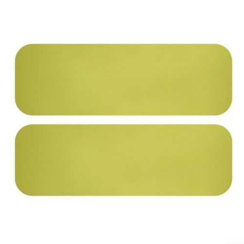 Treadmill Mat, 2 Pack Exercise Equipment Mat with Noise Reducing Foam, Gym Protective Mat for Exercise Bike, Rowing Machine - color: lemon tree