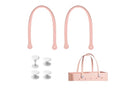 Replacement Straps for Large Rubber Beach Bag, Replacement Handles with 4 Snaps for Rubber Beach Bag, EVA Bag Strap Replacement, Beach Bag Repair Kit - color: Pink