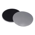 Core Sliders for Working Out 6.9", 2 Packs Dual Sided Exercise Sliders Fitness Workout Discs Strength Slides Gliding Discs for Gym Carpet Hardwood Floor, Grey