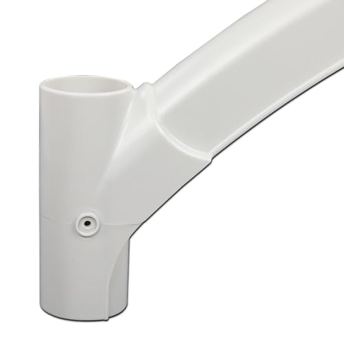 G-PLUS Short Handrail for Above Ground BiltMor Swimming Pool Step - size: White(short)