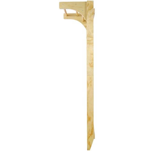 Wall Mounted Swedish Ladder & Pull Up Bar - Professional Stall Bars for Physical Therapy & Home Gym - High Weight Capacity Wooden Training System for Rehab & Strength Exercises