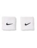 Nike Unisex Adult Swoosh Classic Wristband 2 Pack - color: White/black