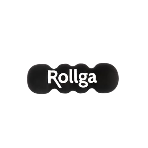 Rollga Micro - The Better Hand & Foot Roller for Plantar Fasciitis, Deep Tissue Massage, Physical Therapy, & Trigger Point Release. More Targeted Pressure Than A Lacrosse Ball. Solid Rubber.