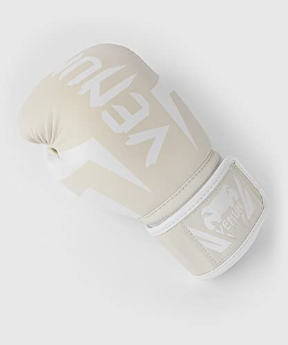 Venum Elite Boxing Gloves - color: White/Ivory, size: 10-Ounce