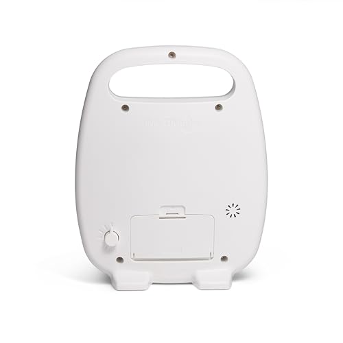 TIME TIMER PLUS 120 Minute Desk Visual Timer Countdown Timer with Portable Handle for Classroom, Office, Homeschooling, Study Tool, with Silent Operation (White) - size: 5-1/2 x 7 in, style: 120 Minutes