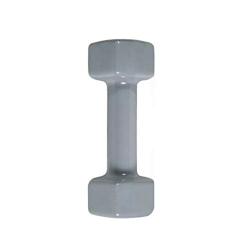 CAP Barbell Vinyl Coated Dumbbell | 1-15 LB Single or Pair - color: Gray, size: 10 LB Single