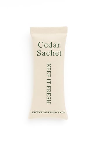 Cedar Essence Aromatic Cedar Sachet Shoe Fresheners 2.5" x 8" 4-Pack