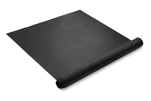 MATNIKS Rubber Sheet Roll, Heavy Duty, High-Grade 60A, Neoprene Black, 39x17.5-Inch by 1/16 (+/- 5%) for Plumbing, Work Bench, Gaskets DIY Material, Supports, Leveling, Sealing, Bumpers, Protection - size: 39"L x 17.4"W x 0.1"Th