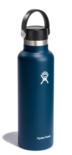 Hydro Flask Water Bottle - Insulated Stainless Steel - Non Spill, Leakproof in 21 Oz Indigo Blue - color: Indigo, style: 21 Oz