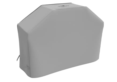 52" Heavy Duty Waterproof Gas Grill Cover fits Weber Char-Broil Coleman Gas Grill-Grey - color: Gray, size: 52"
