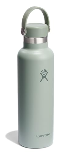 Hydro Flask Water Bottle - Insulated Stainless Steel - Non Spill, Leakproof in 21 Oz Tonal Trillium - color: AGAVE, style: 21 Oz