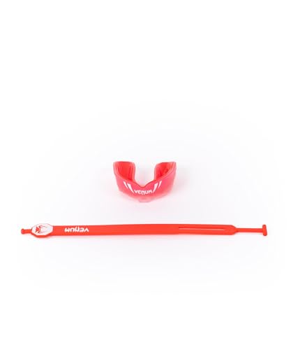 Venum Kids Challenger Mouthguard - Strap/Strapless - color: Red Transparent, size: Kid's