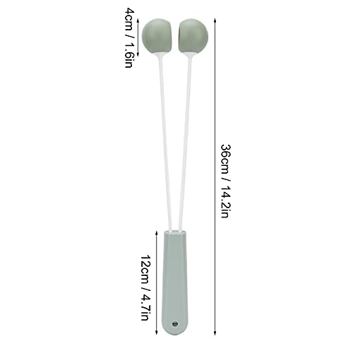 YUYTE Handheld Massage Hammer, Manual Massage Hammer Tool Massage Hammer Stick Silicone Fitness Percussion Massager for Muscle Neck arms Legs Back Shoulder