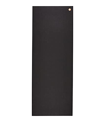 Manduka PRO Yoga Mat - 6mm | Lifetime Durability | Hygienic Construction | Premium Studio Quality | Teacher Approved - color: Black, size: 85" x 26"