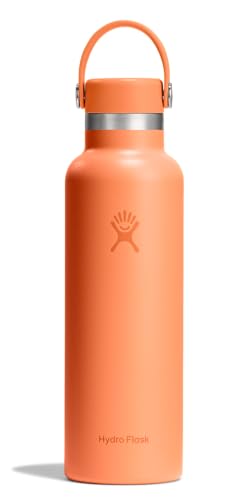Hydro Flask Water Bottle - Insulated Stainless Steel - Non Spill, Leakproof in 21 Oz Nectar Orange - color: Nectar, style: 21 Oz