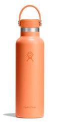 Hydro Flask Water Bottle - Insulated Stainless Steel - Non Spill, Leakproof in 21 Oz Nectar Orange - color: Nectar, style: 21 Oz
