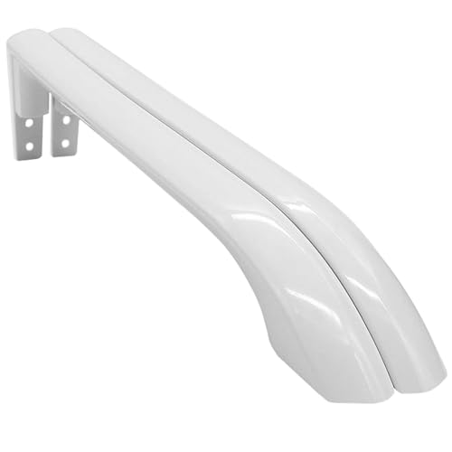 AMI PARTS 5304486359 Refrigerator Door Handle-Replaces 5304506469 5304504507 242059501 242059504 (2 Pack) - color: White